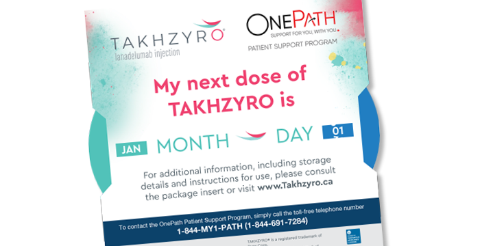 TAKHZYRO Injection Placemat